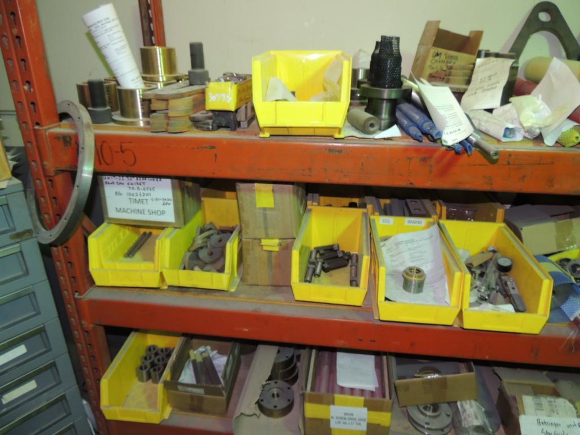 Contents of Gold Room/Critical Parts Storage Area: Scrapper Assembly Parts, Bellows Rings, Inconel B - Image 22 of 23