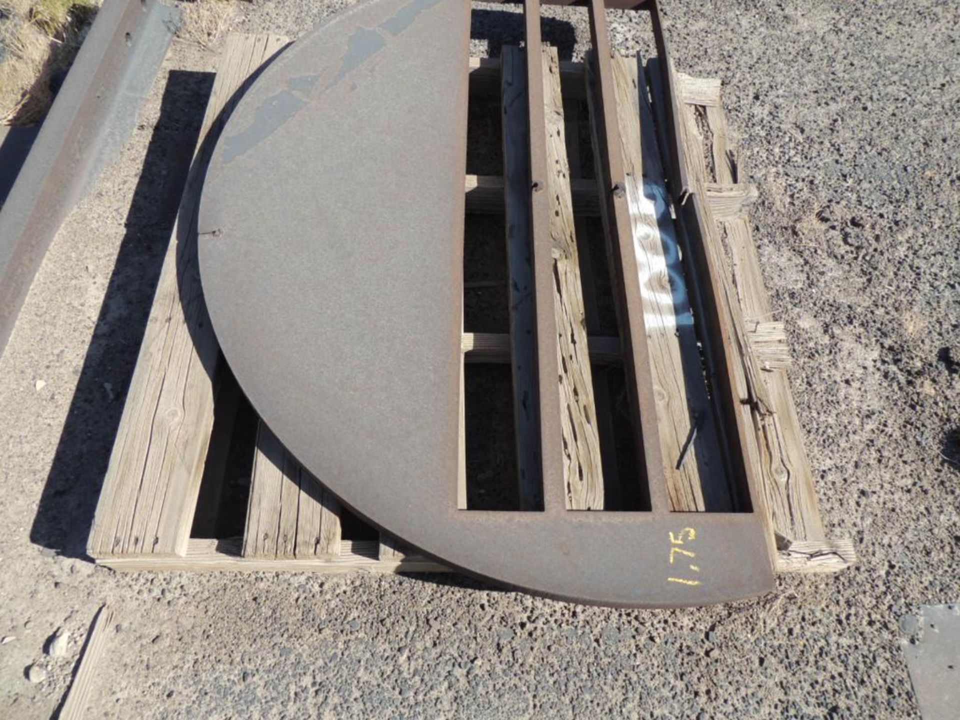 Assorted Metal Plates in Various Sizes (Yard) - Image 12 of 12