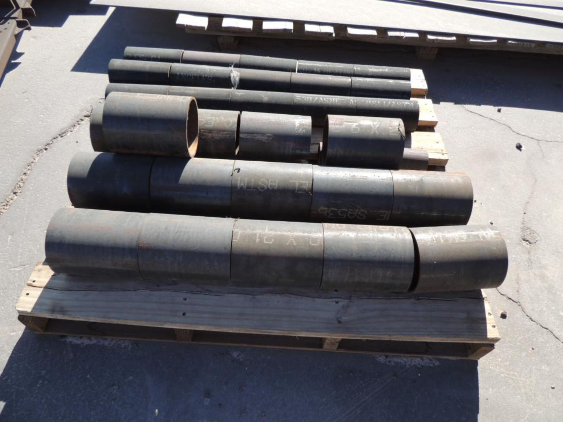 Assorted Metal Plate, Pre-Cut Material, Flanges, Pipe in Various Sizes (Yard) - Image 5 of 15