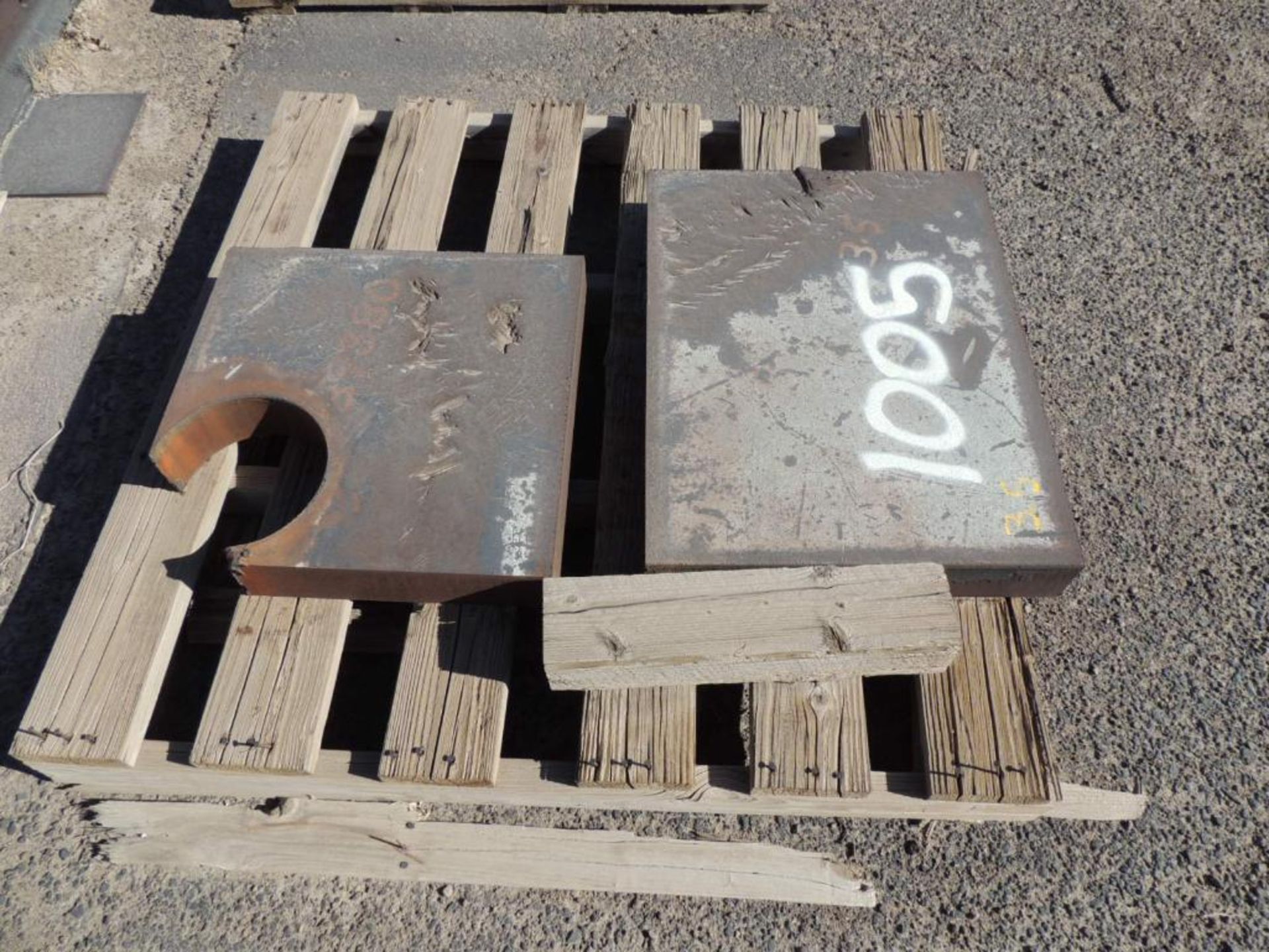 Assorted Metal Plates in Various Sizes (Yard) - Image 4 of 12