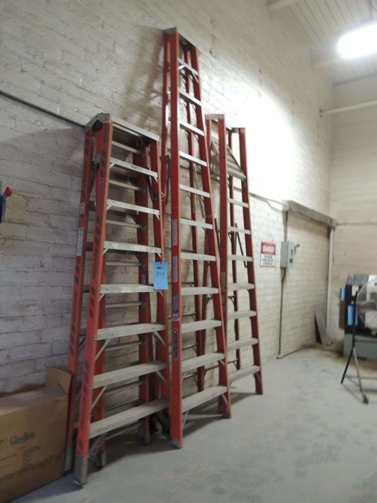 (3) FIBERGLASS LADDERS (Building T3)