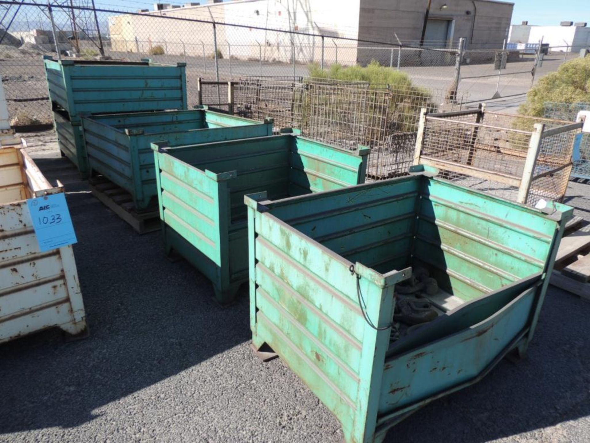 (5) METAL TRANSPORT BINS, 30 IN.X 42 IN.X 24 IN. (Yard) - Image 2 of 2