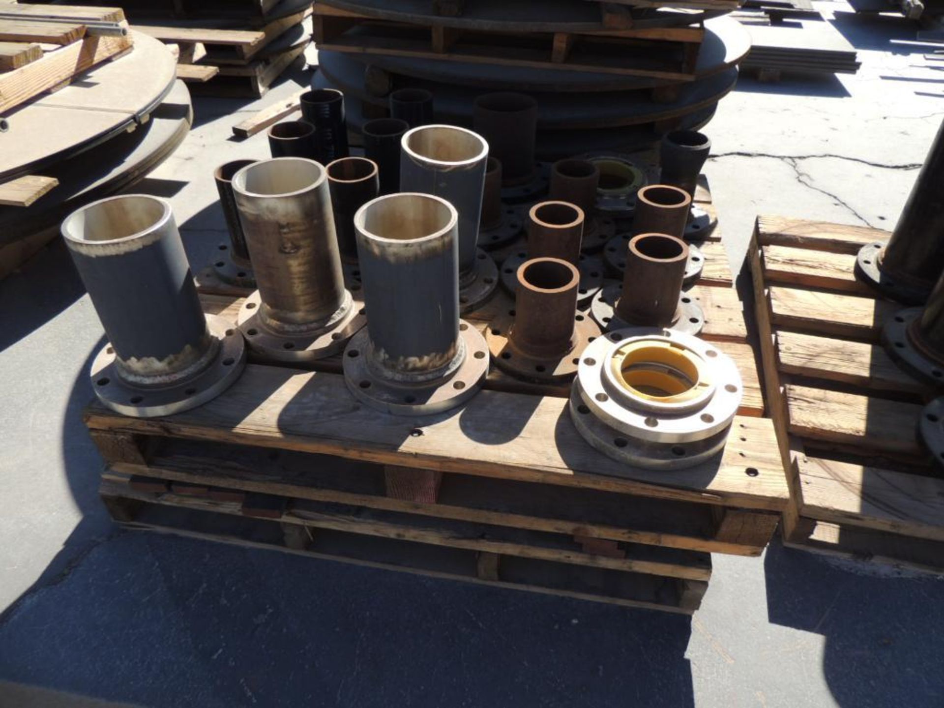 Assorted Metal Plate, Pre-Cut Material, Flanges, Pipe in Various Sizes (Yard) - Image 11 of 15