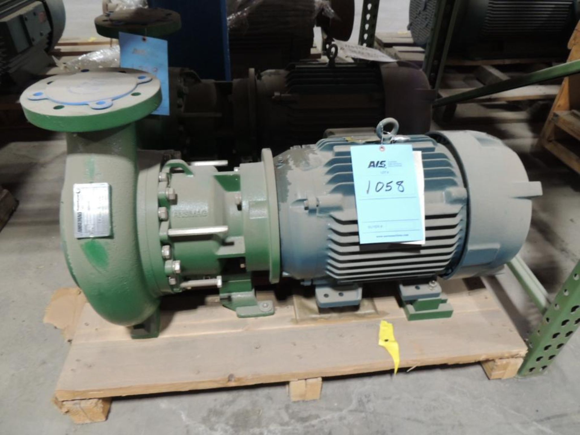 NEW SUNDYNE ANSIMAG CAUSTIC PUMP MODEL KF6410C06PS22111-9.000, 285 PSI, 25 HP, 230/460 VOLT, 3 PH, 6