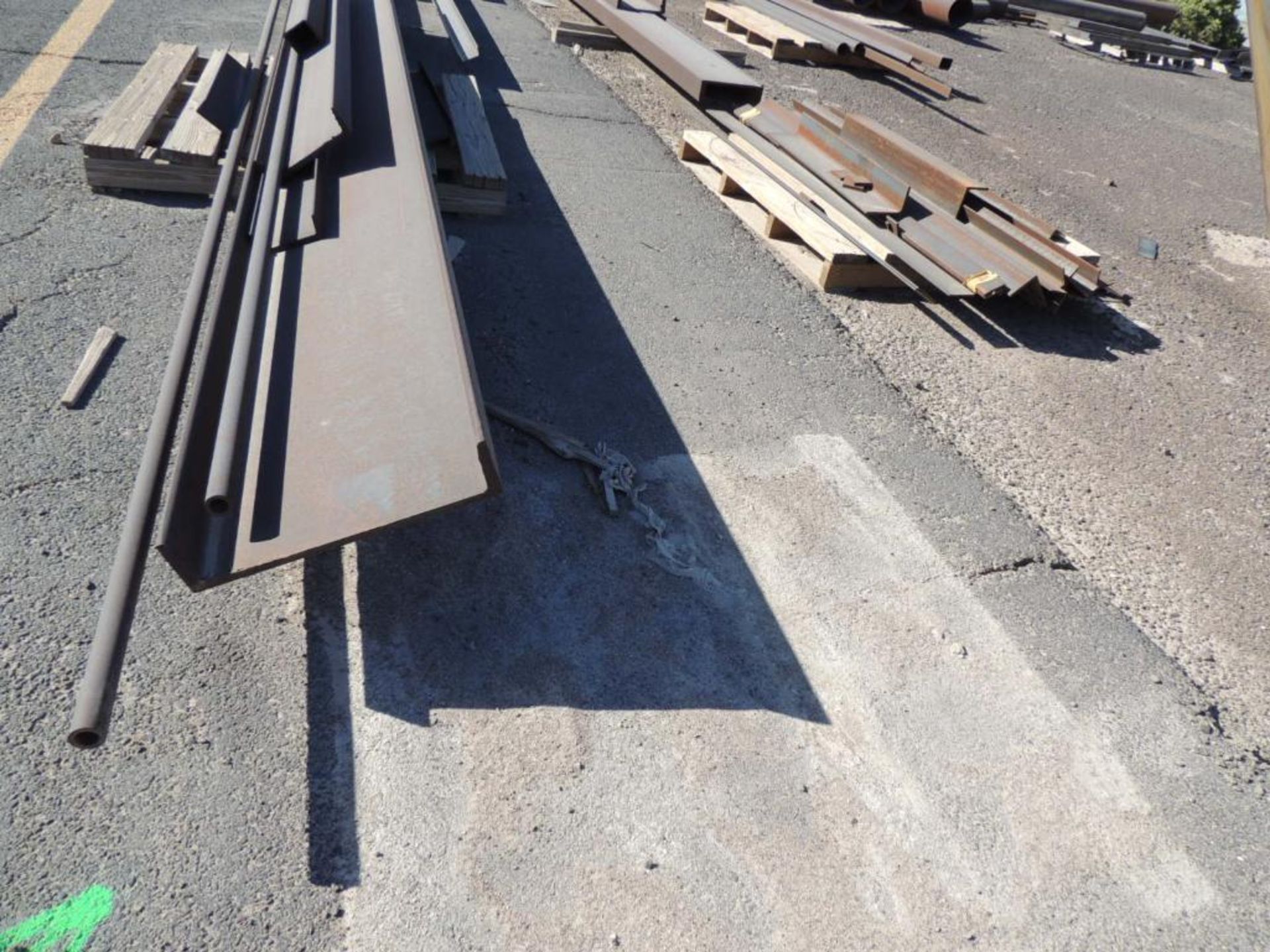 Assorted Metal Pipe, Flat Bar,Channel, I Beam, Angle, Square Stock in Various Sizes (Yard) - Image 7 of 7