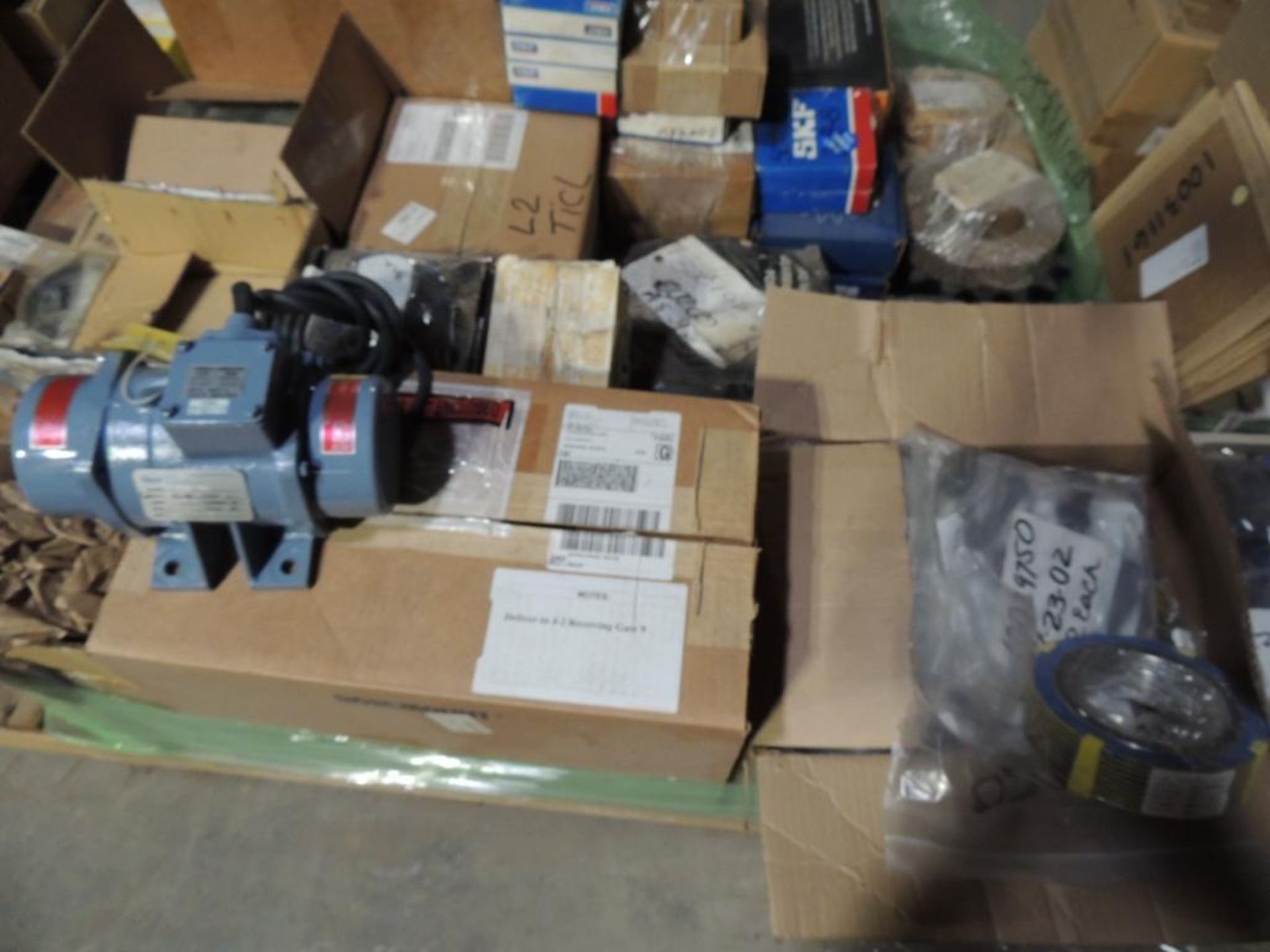 ASSORTED PARTS TO INCLUDE BEARINGS, SEALS, TRANSMITTERS, VIBRATOR MOTORS,, BALL VALVES AND MORE (Bui - Image 6 of 7