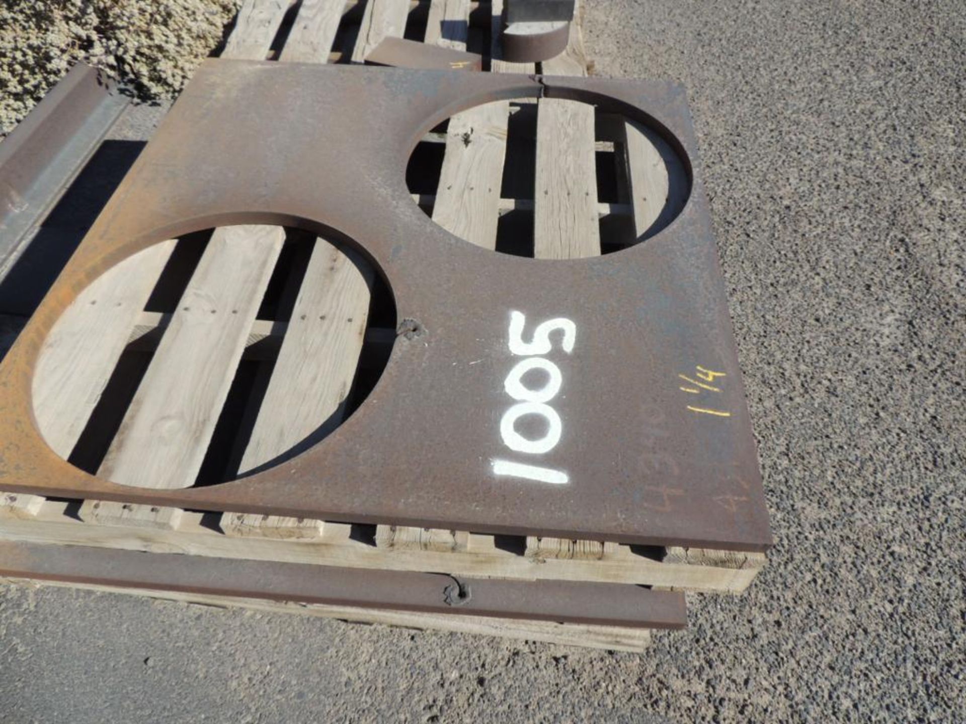 Assorted Metal Plates in Various Sizes (Yard) - Image 5 of 12