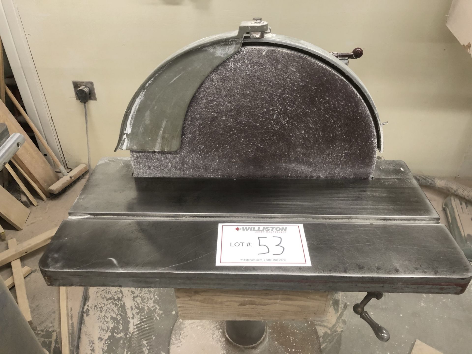 State Disc Grinder - 20” Dia. Wheel / 2HP / 10” x 27” Tilting Table