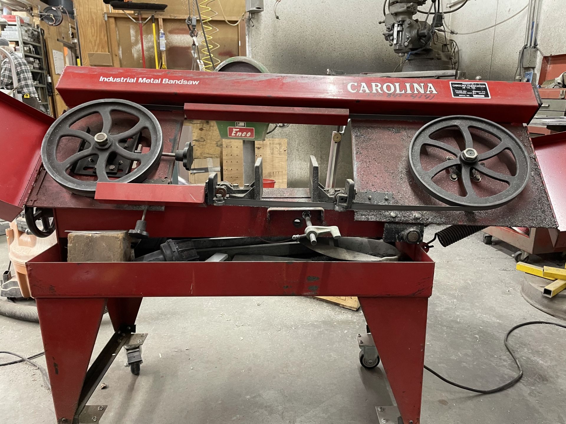 Carolina Horz. Band Saw - SN# CF22091 / 12” Capacity / 3/4HP - Bild 4 aus 8