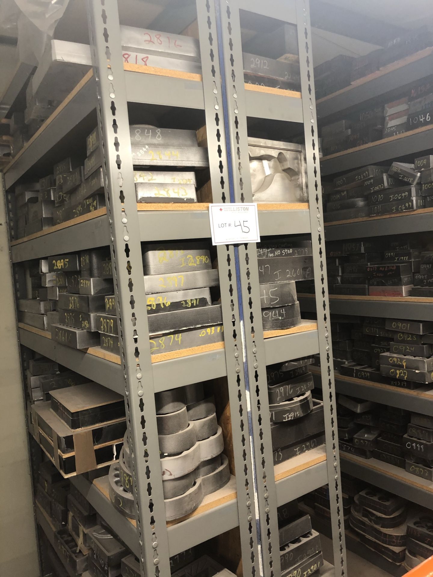 (2) Metal Shelving 7'Hx4'W,2'D, NO CONTENTS