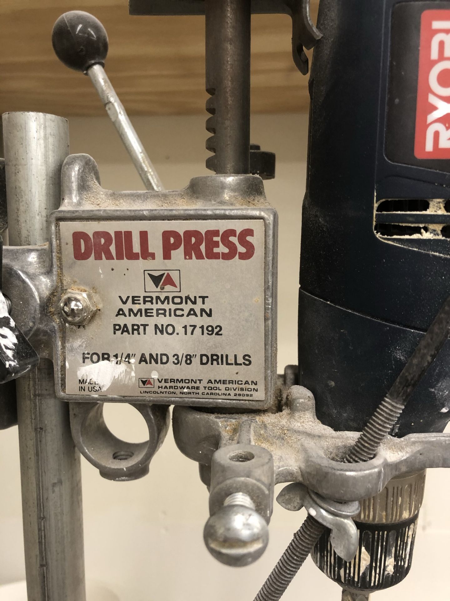 Ryobi Drill with Vermont American Drill Press - Image 2 of 2