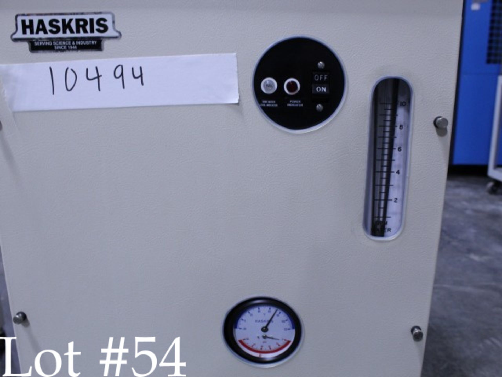 1.25 Ton Haskris Non-Refrigerated/Water Cooled Chiller - Image 5 of 6