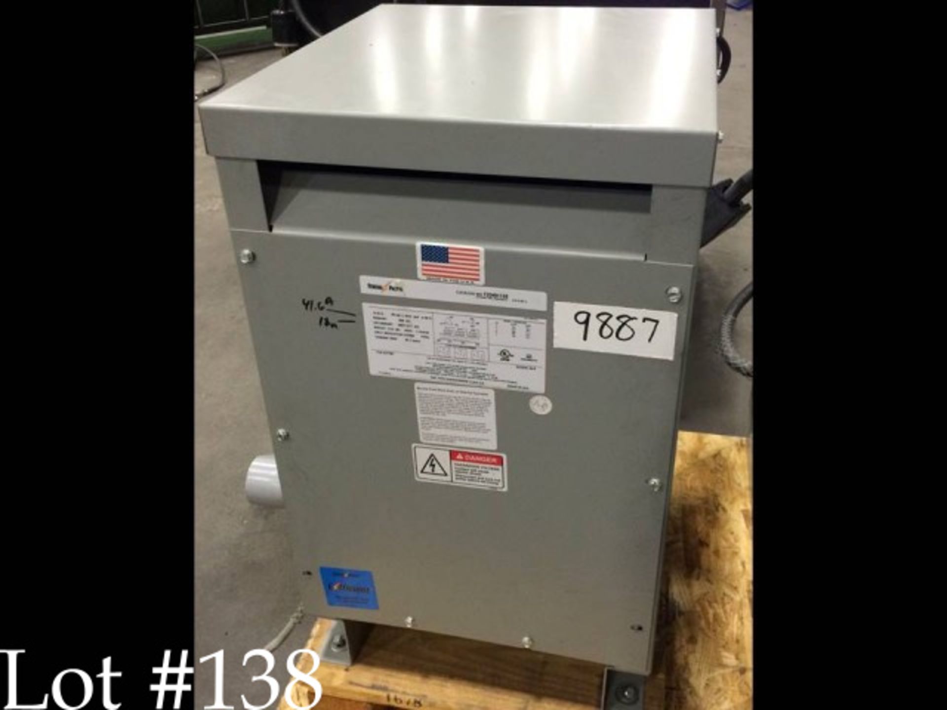 15 KVA Federal Pacific Transformer 480-277V