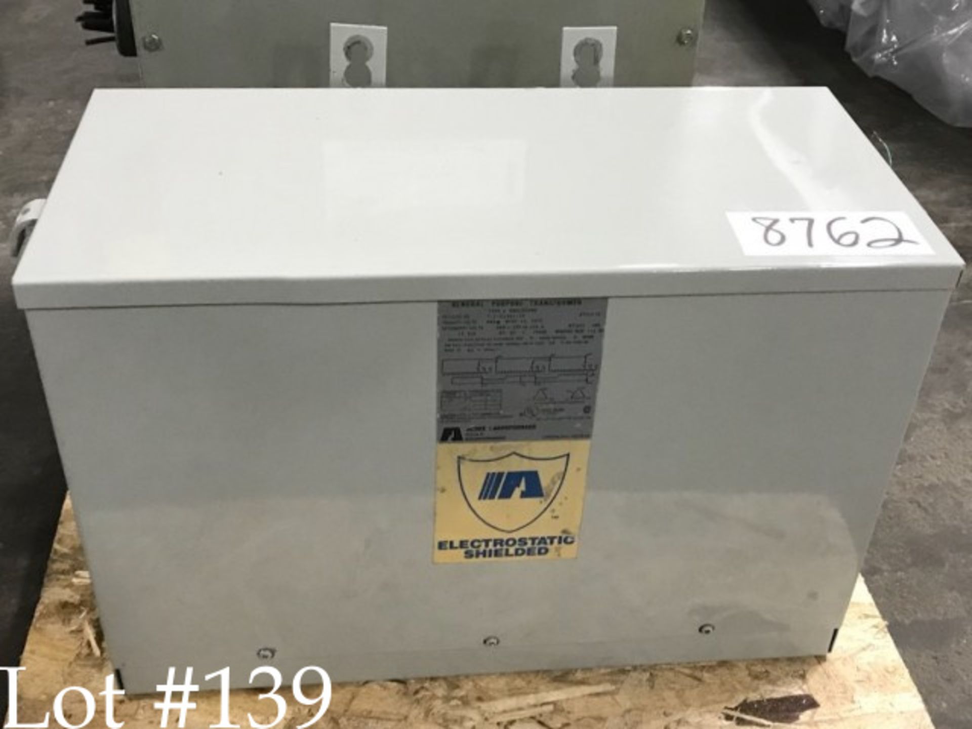 15 KVA Acme Transformer 480-240V