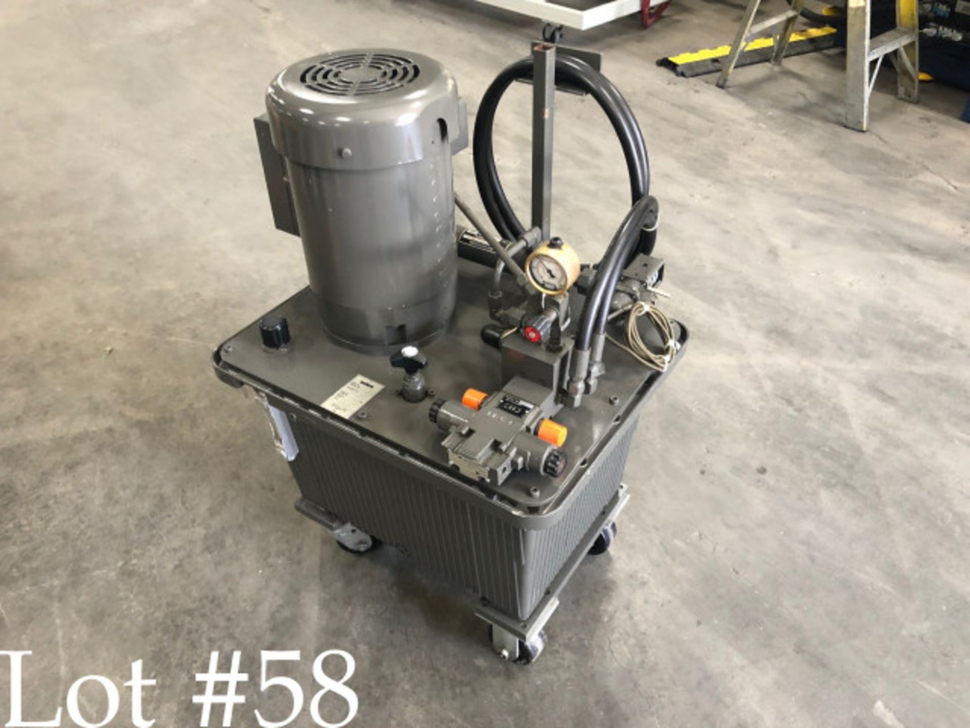 3 HP, 15 Gal Rex Roth Hydraulic Unit with Heat Exchanger