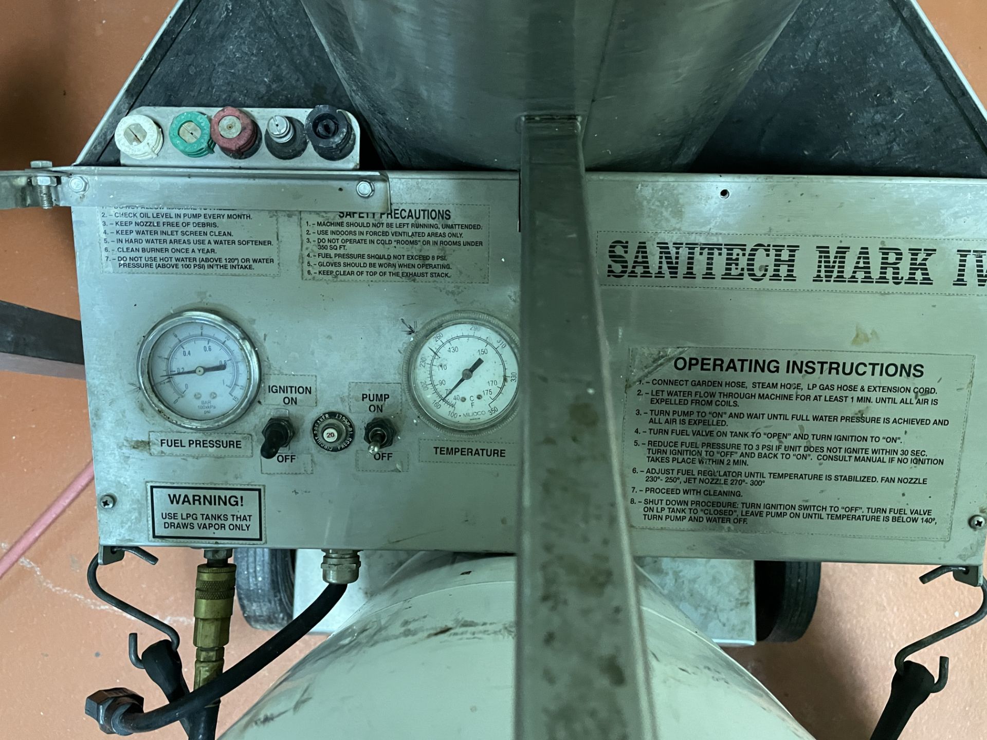 Sanitech Mark IV Propane High Pressure Sanitizer/Sterilizer - Image 7 of 7