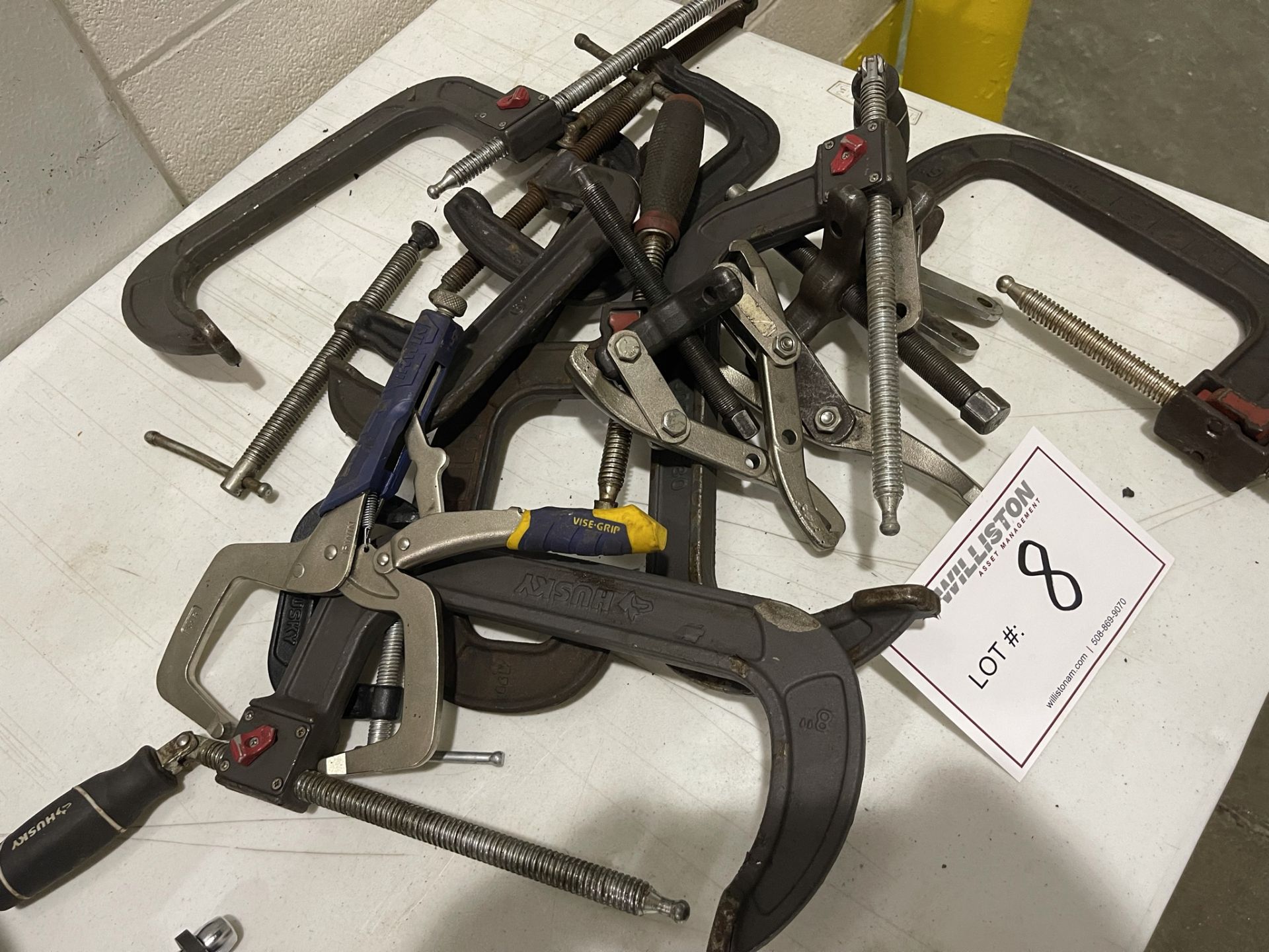 MISC. C-CLAMPS & IRWIN VISE GRIP - Image 3 of 3