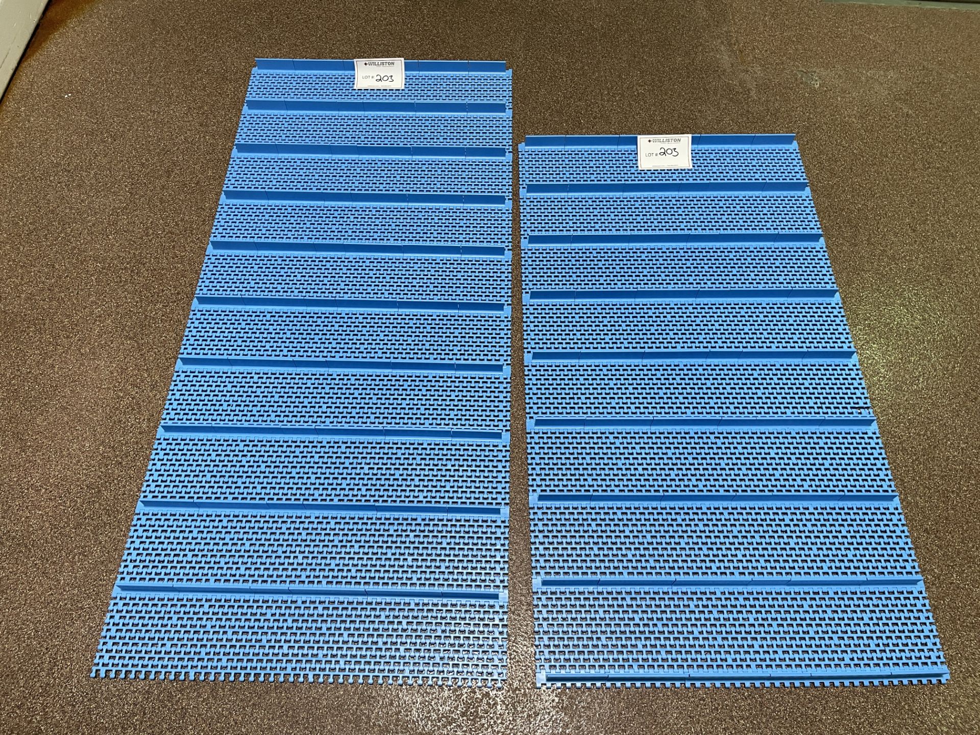 2 BLUE FOOD SAFE BELT