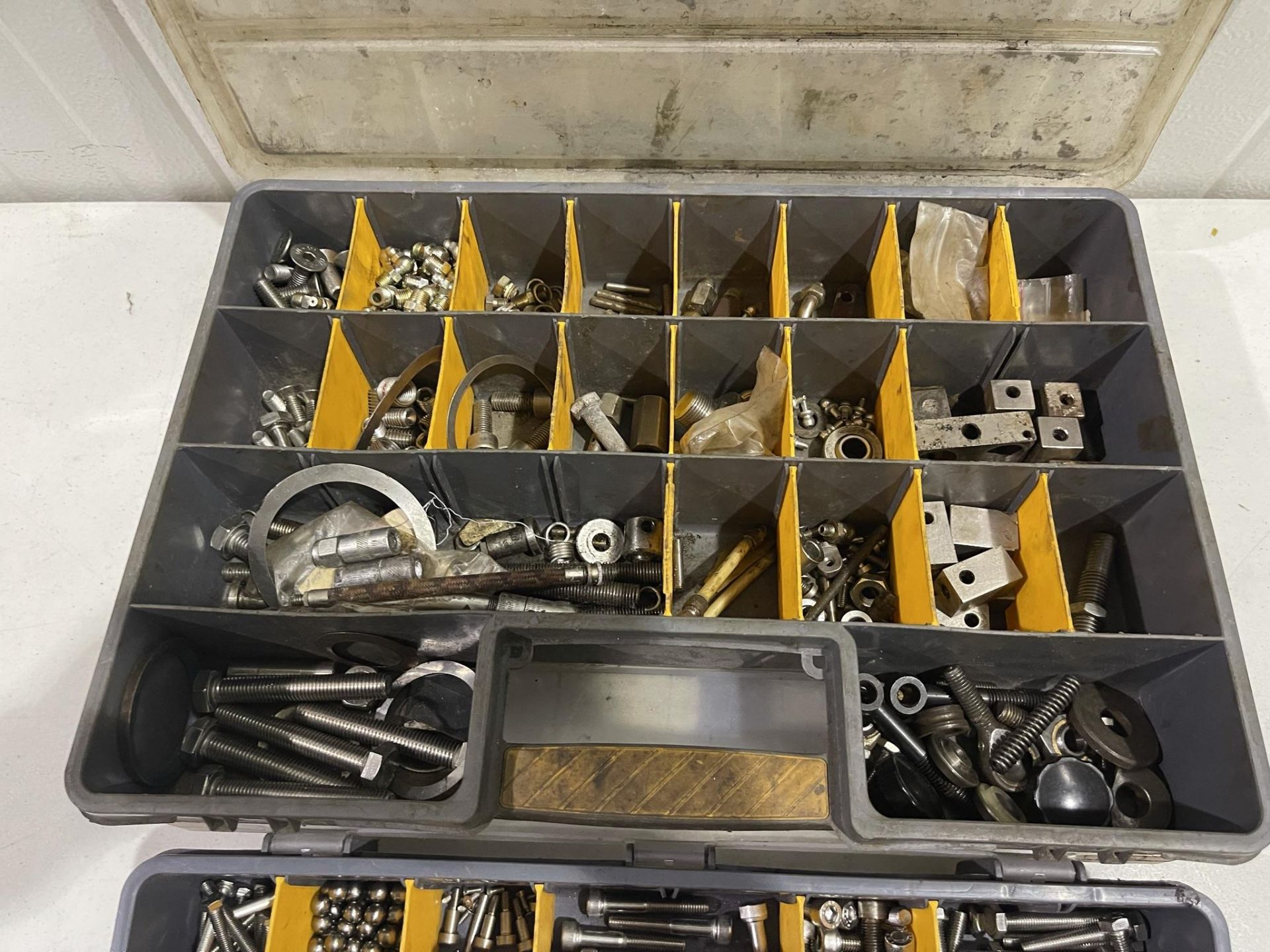 SCREWS/BOLTS/WASHERS/MISC. WITH SMALL TOOL BOX - Image 4 of 4