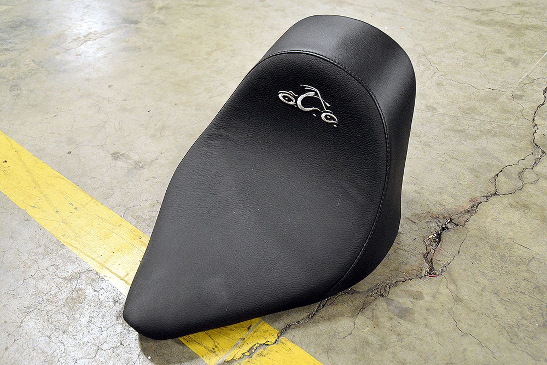 {each} Leather Upholstered OCC Embroidered Seats - Image 2 of 4