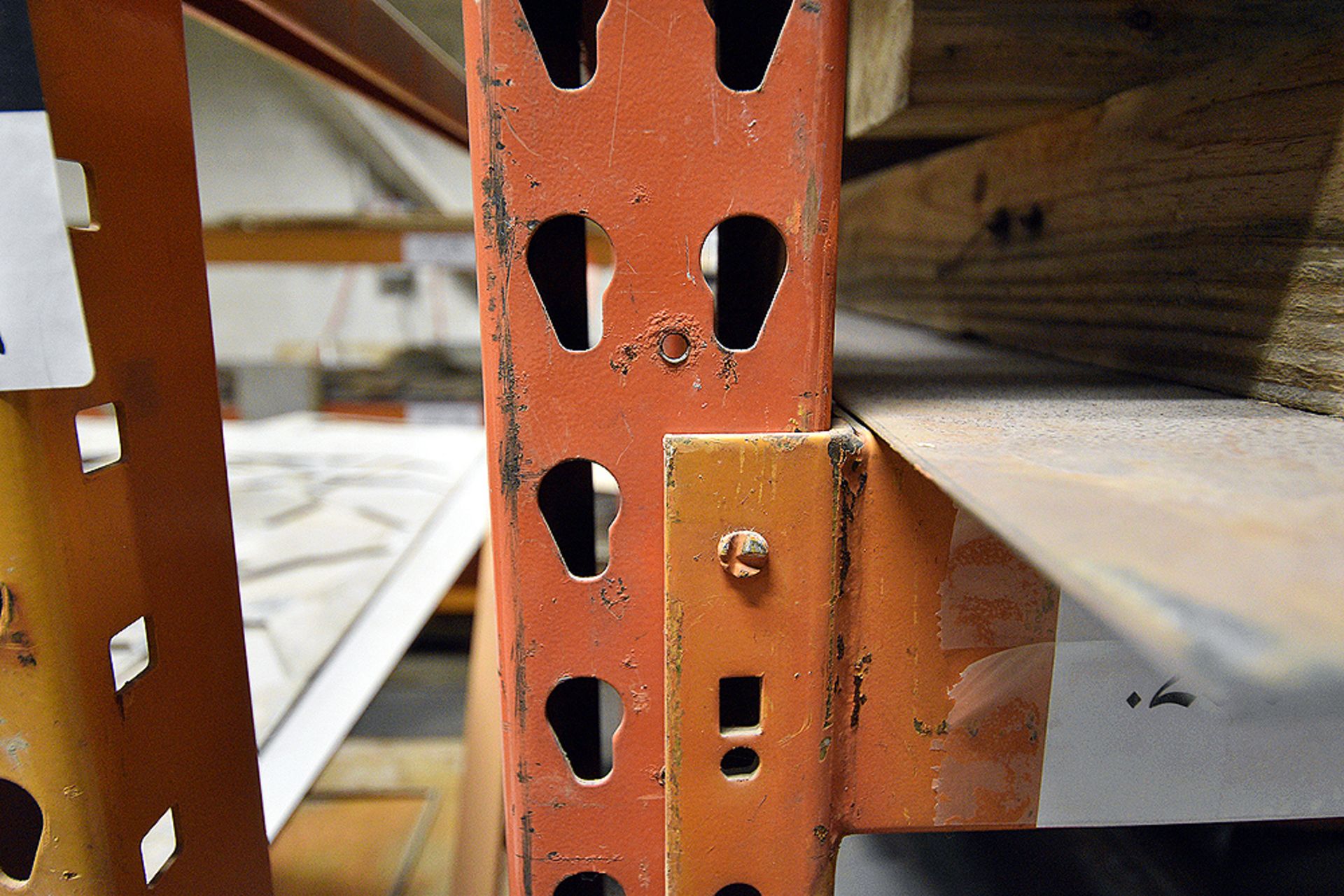 {LOT} Pallet Racking: (4) 5' Uprights, (2) 9' Uprights and (18) 8' Cross Braces - Image 3 of 3