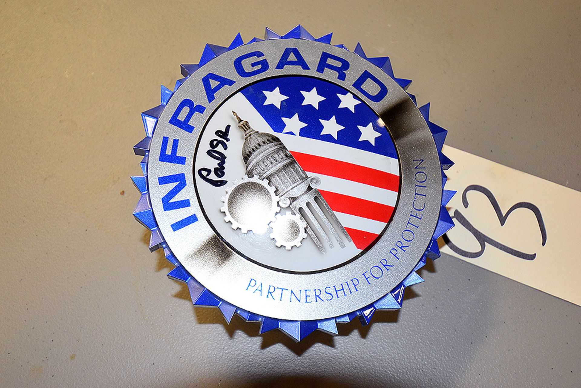 Infragard Partnership For Protection Signed "Paul Sr."