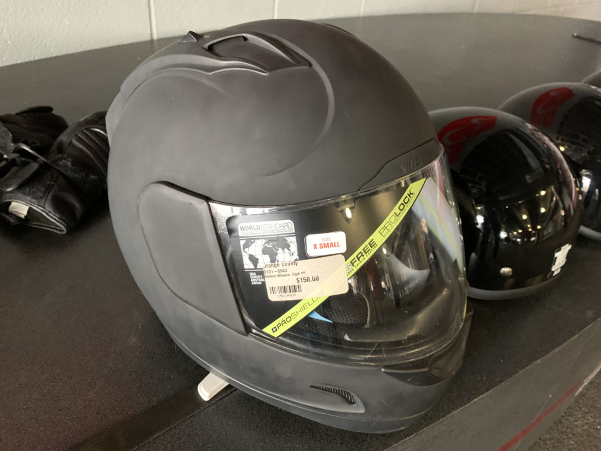 ICON Alliance Motorcycle Helmet, Flat Back, XS