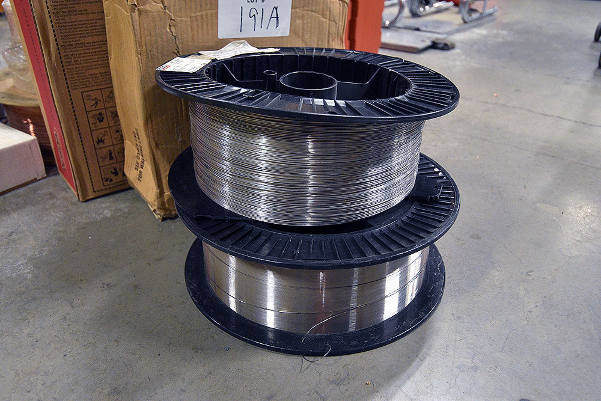 {LOT} 9 Spools of Ass't Weld Wire: Hobart, Lincoln Electric - Image 2 of 4