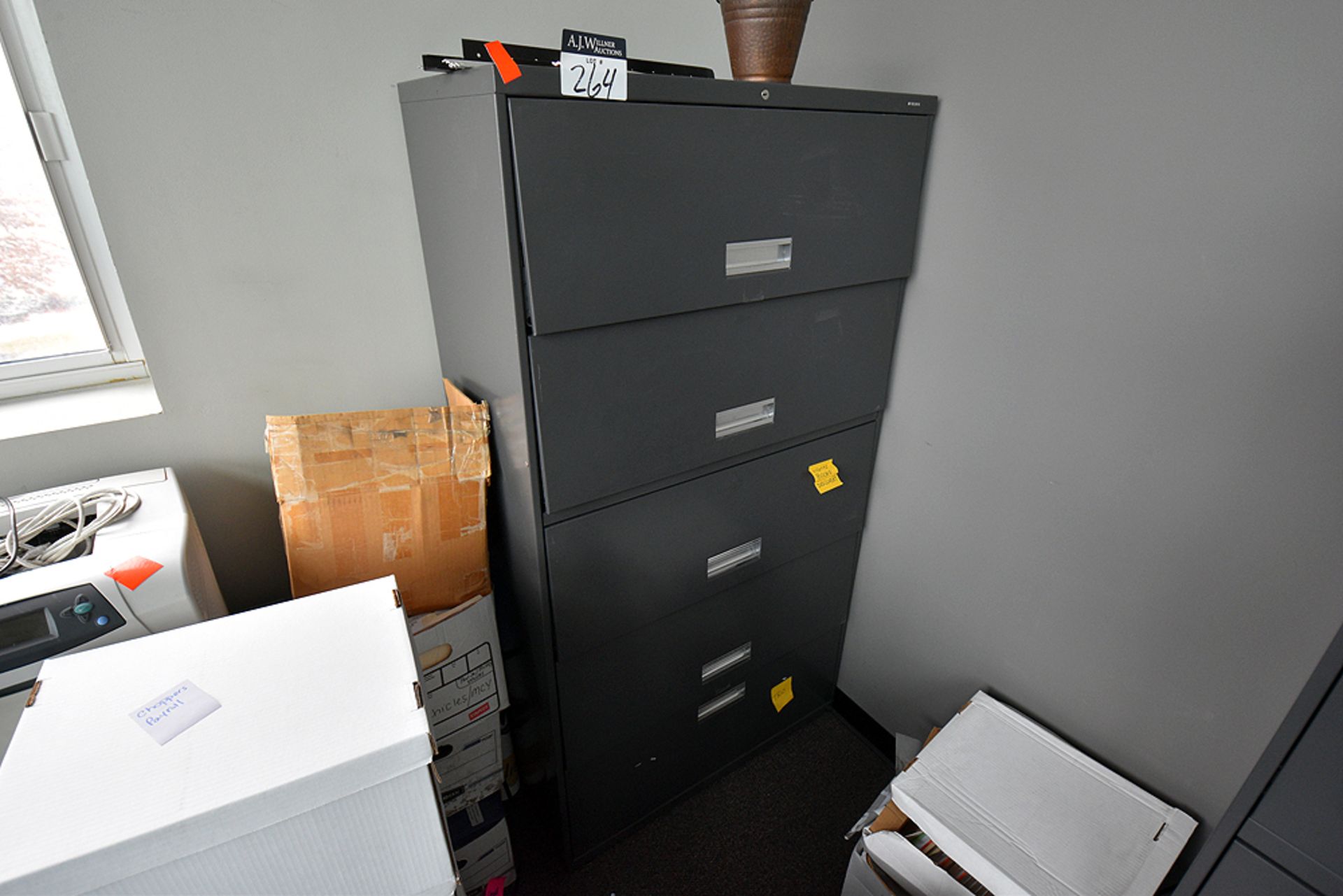 {each} (9) 5-Draw File Cabinets - Image 2 of 4