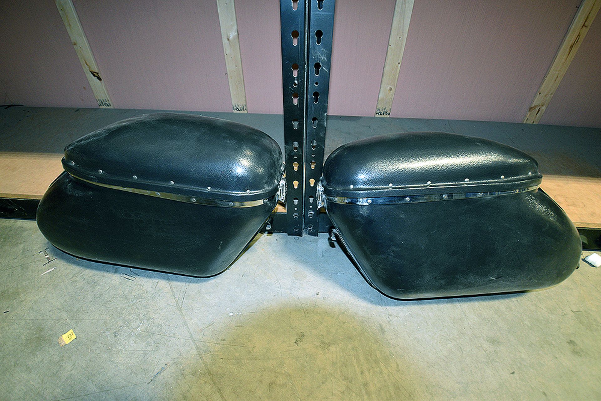 Pair Of Hard Shell Saddle Bags