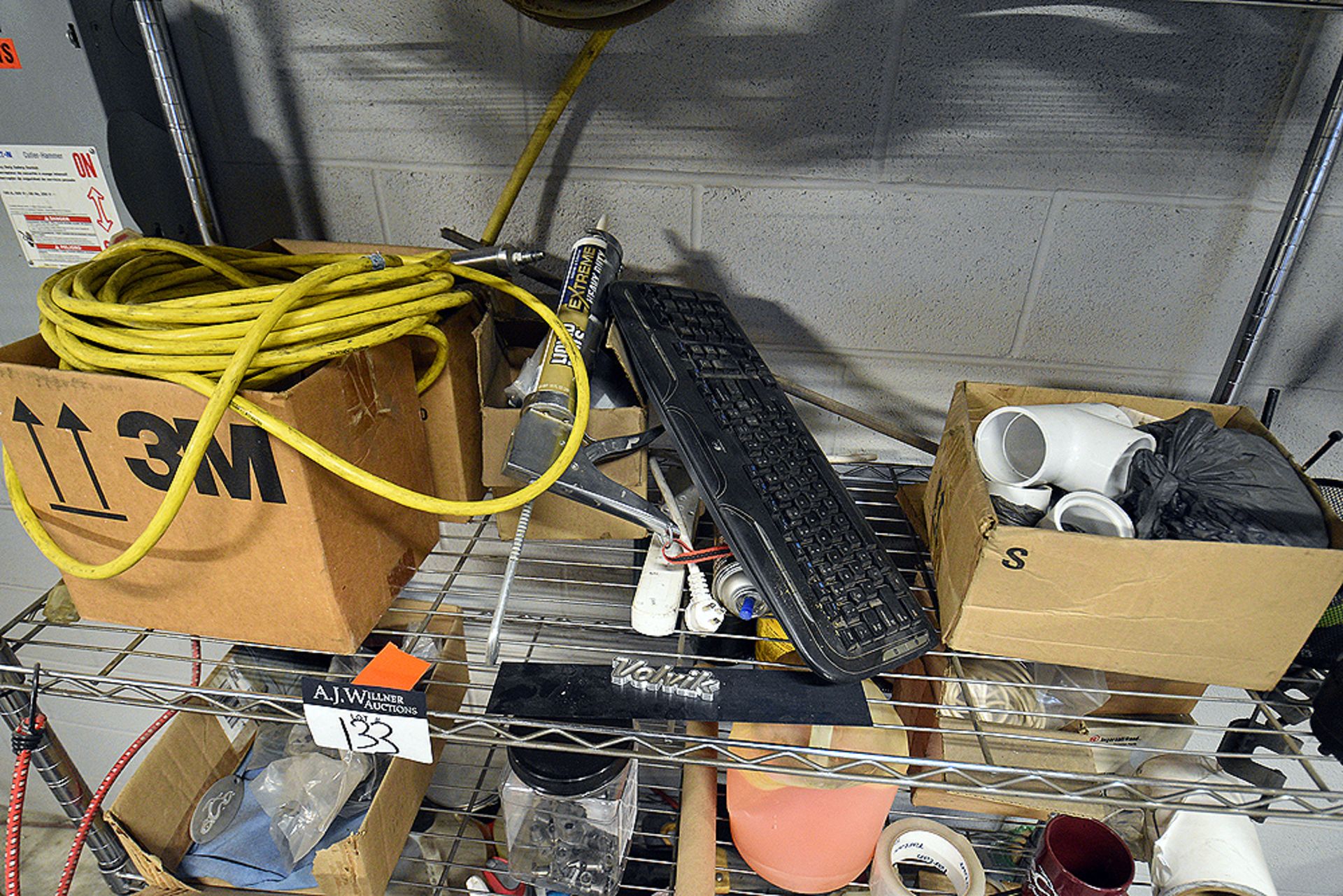 Wire Mesh Rack w/ Contents - Image 3 of 4