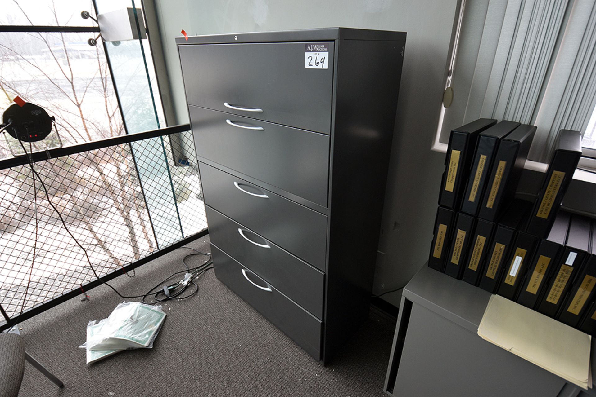 {each} (9) 5-Draw File Cabinets - Image 3 of 4