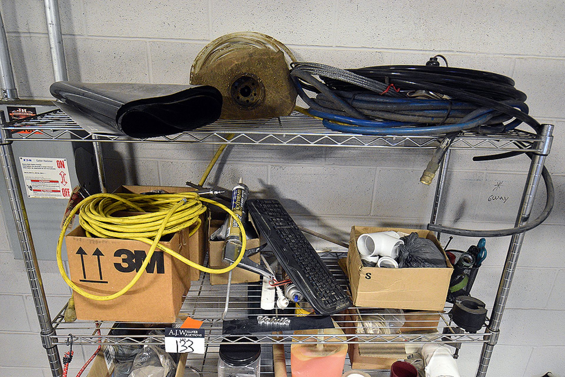 Wire Mesh Rack w/ Contents - Image 2 of 4