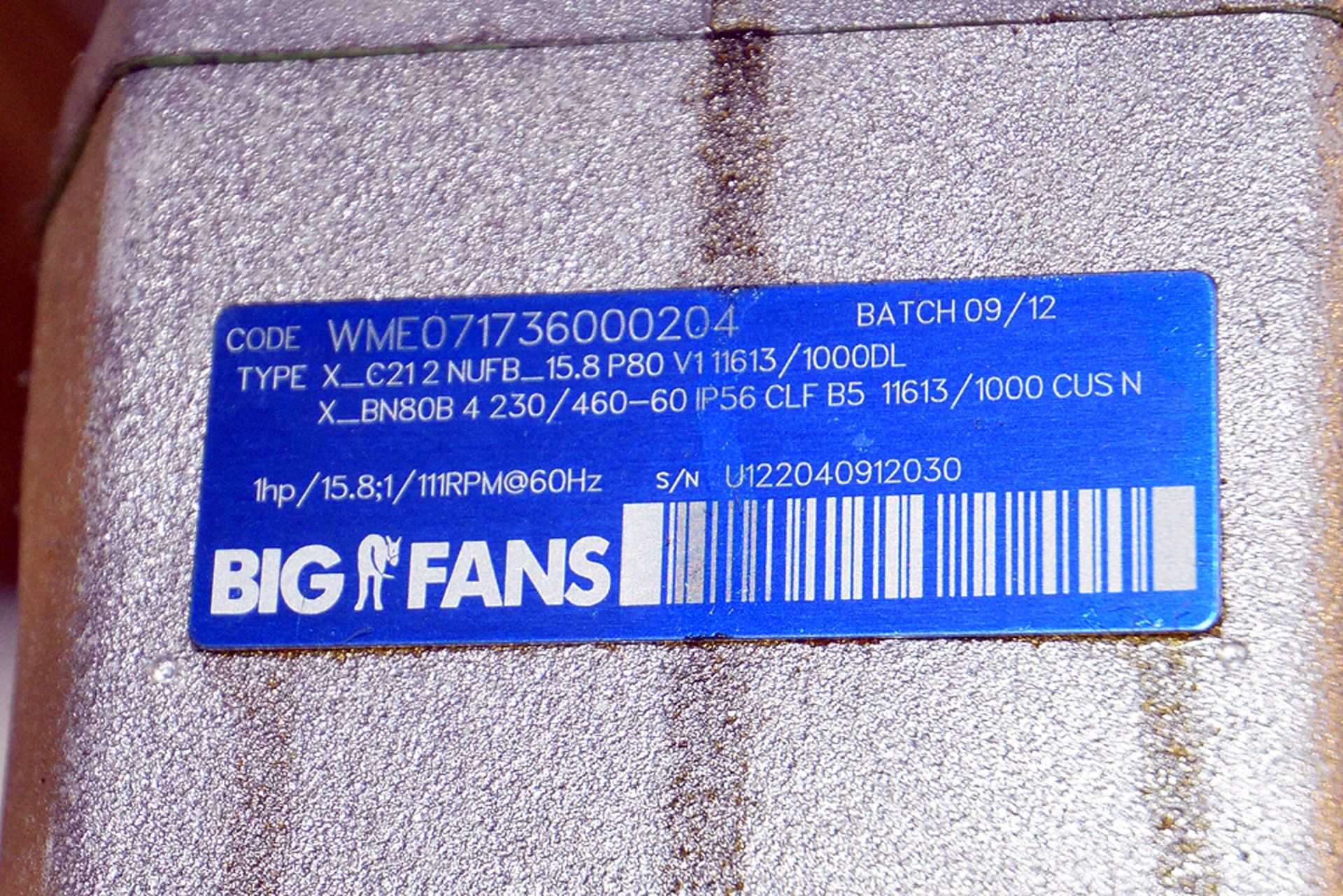"BigAssFan" 14' Industrial Fan - Image 4 of 4