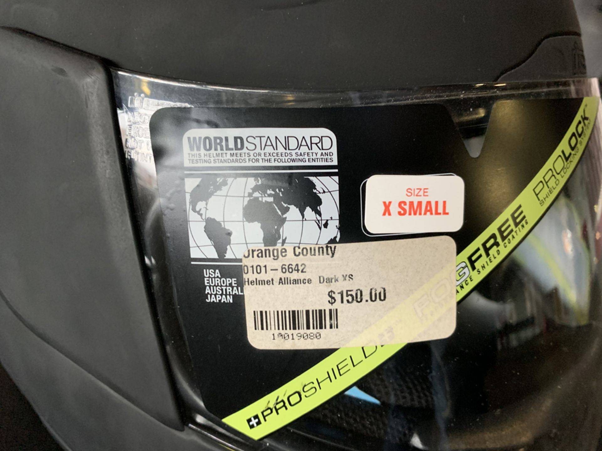 ICON Alliance Motorcycle Helmet, Flat Back, XS - Image 3 of 3