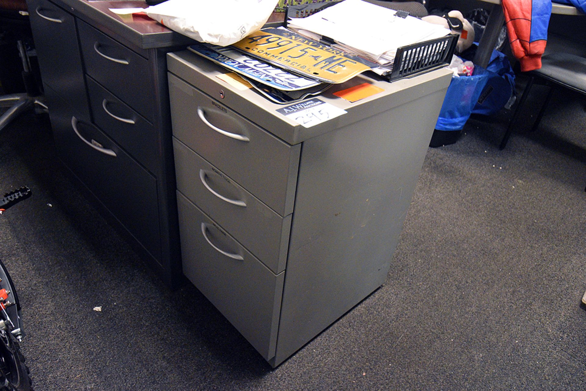{LOT} Contents of Office: Desk, File Cabinets, Fridge etc. - Image 5 of 5