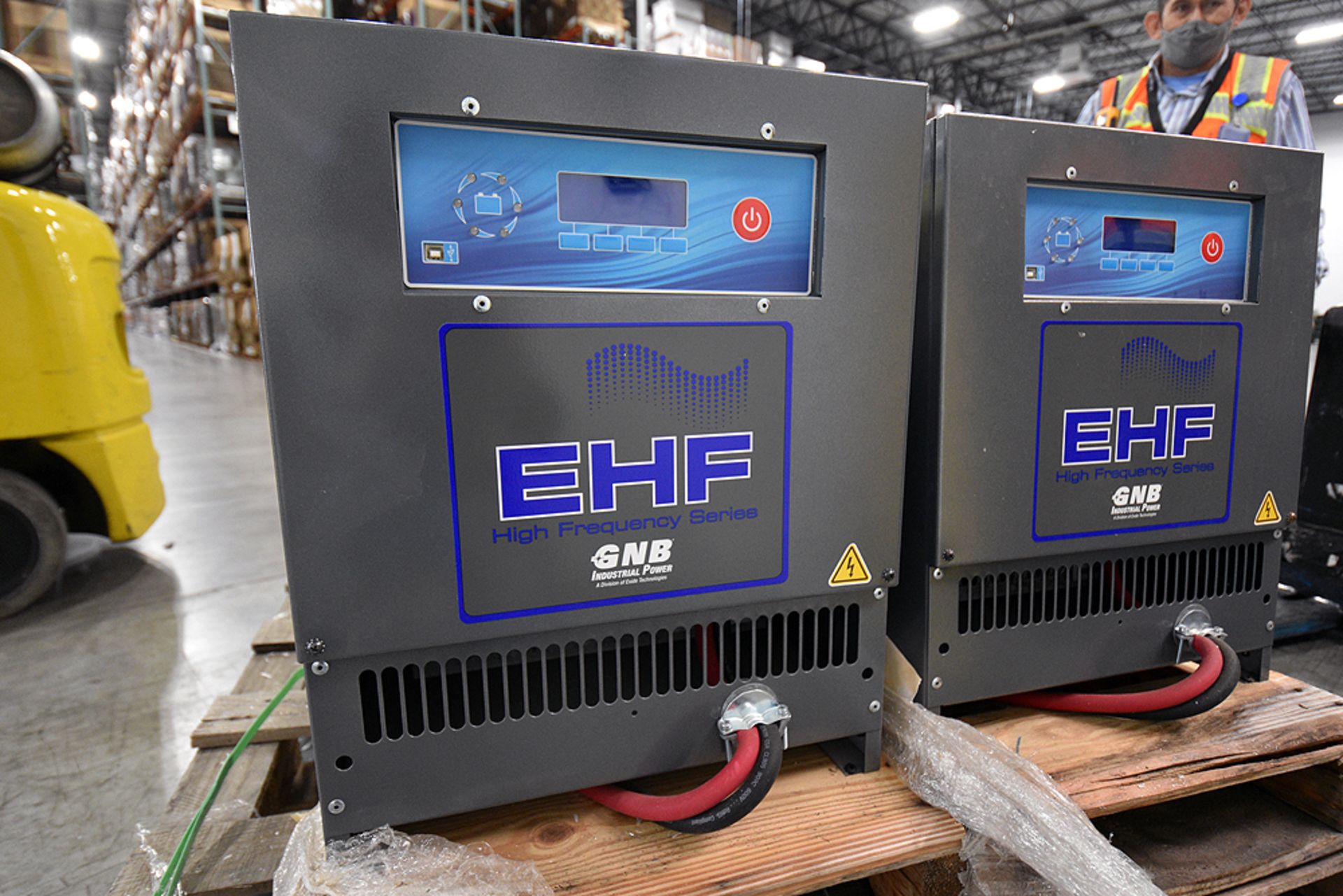 EHF High Frequency Series Model EHF48T130M 480v Forklift Charger (new)