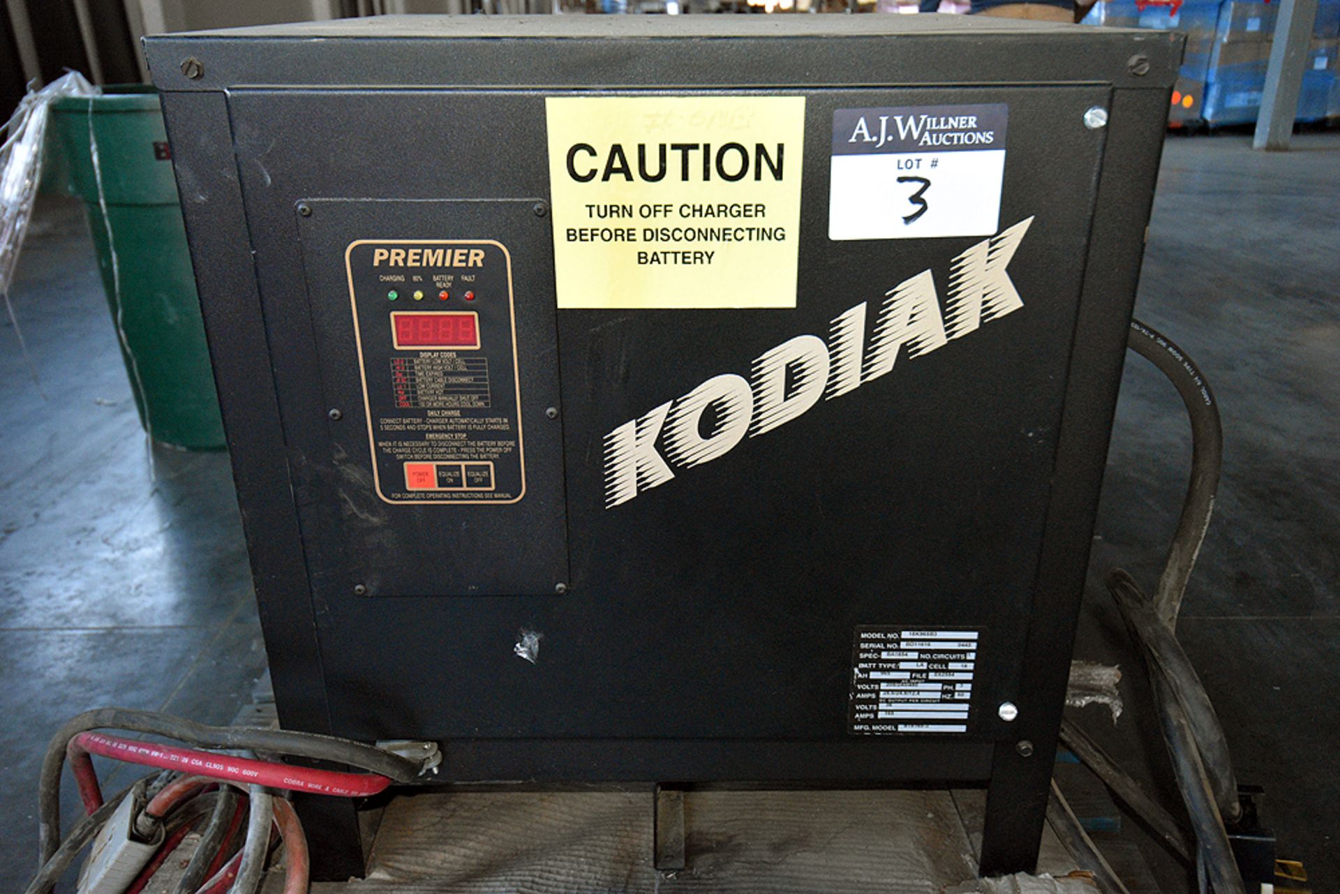 Kodiak 36V Forklift Battery Charger - Bild 3 aus 6