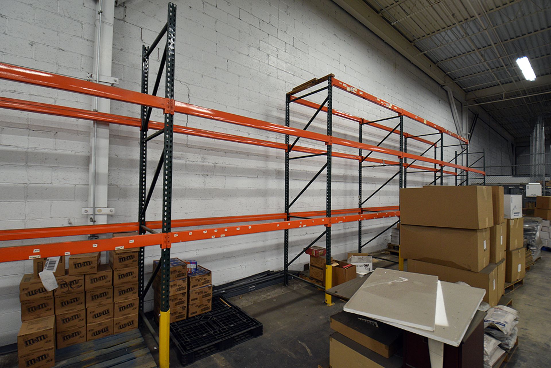 Group of 7 Sections of Teardrop Style Pallet Racking, 12' x 42" - Image 2 of 3