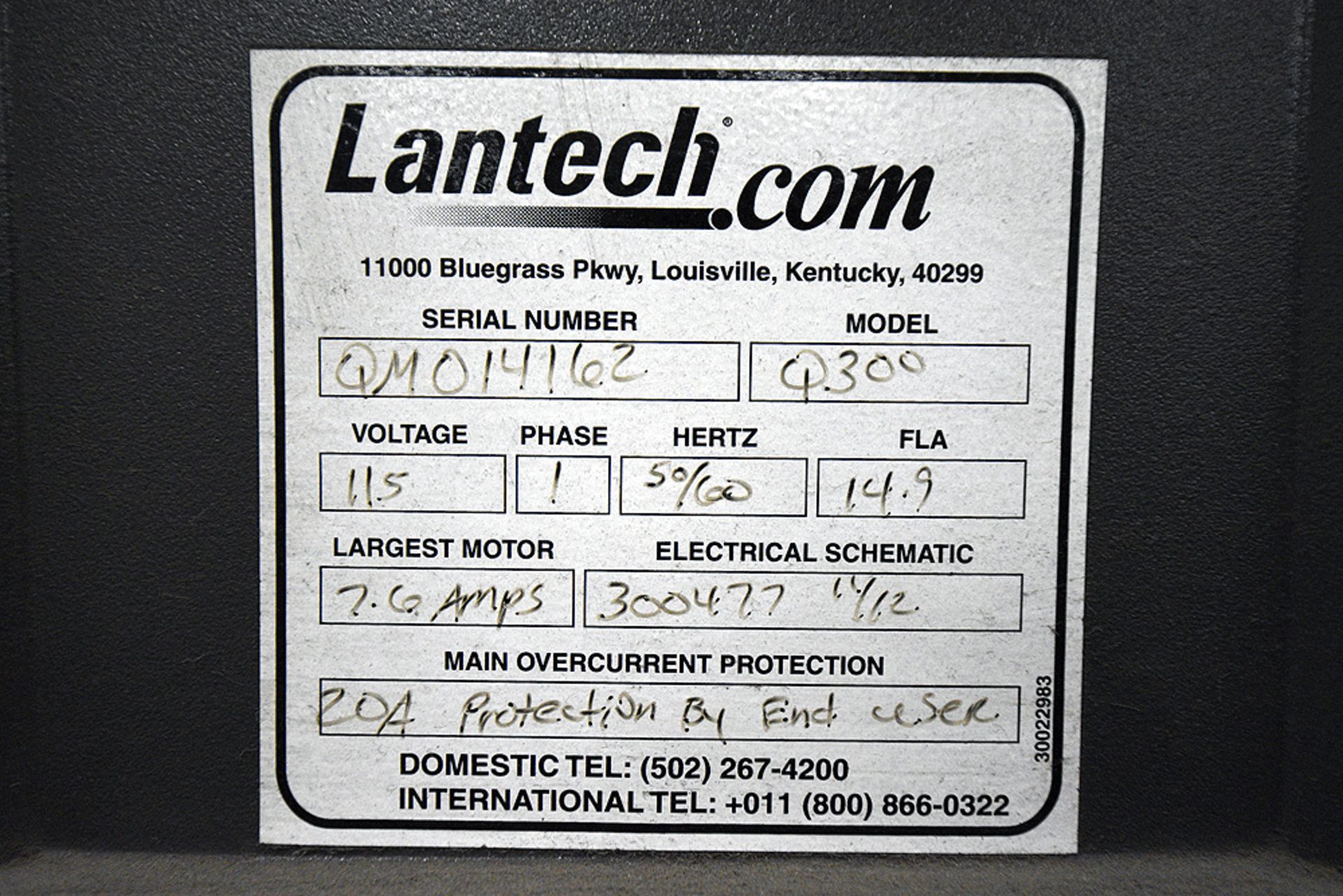 Lantech Q300 Semi Automated Stretch Wrapping System - Image 5 of 5