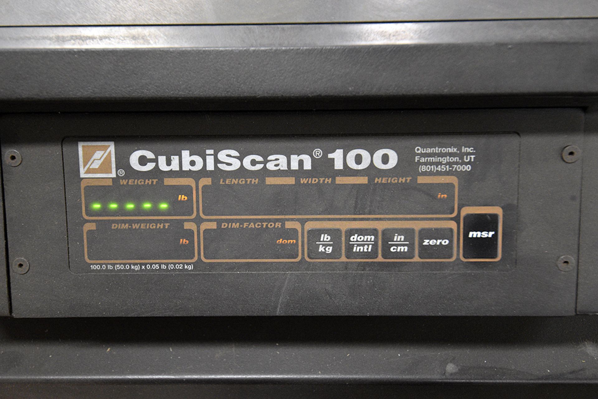 Cubiscan 100 Cubing and Weighing System - Image 3 of 4