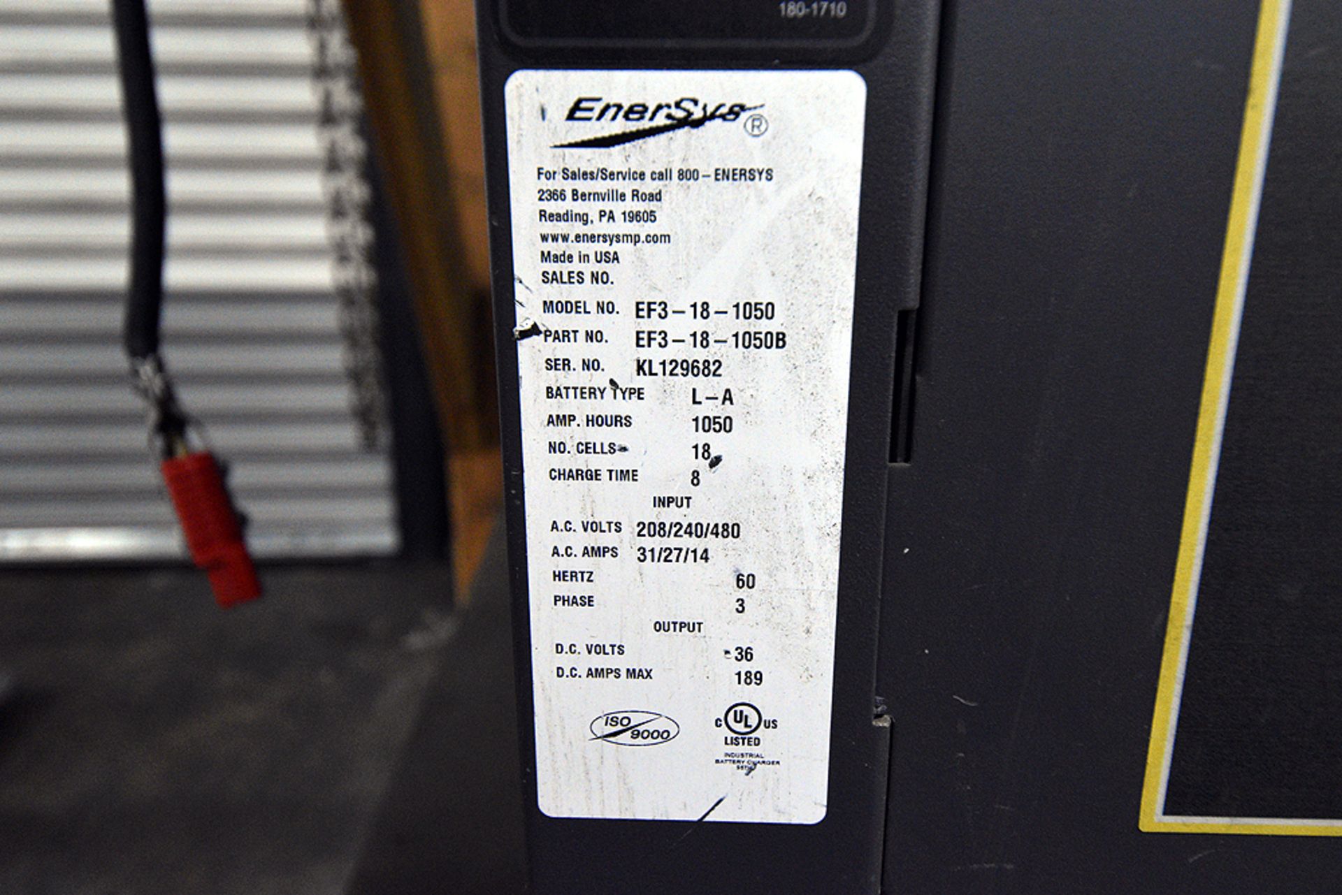 EnerSys EnForcer Ferro 24V Automatic Battery Charger - Image 3 of 3