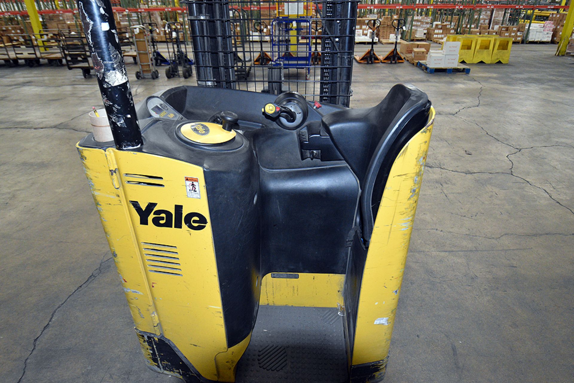 Yale 3,500 lbs. Capacity, Upright Reach Forklift w/ 203" Lift Height - Image 8 of 11