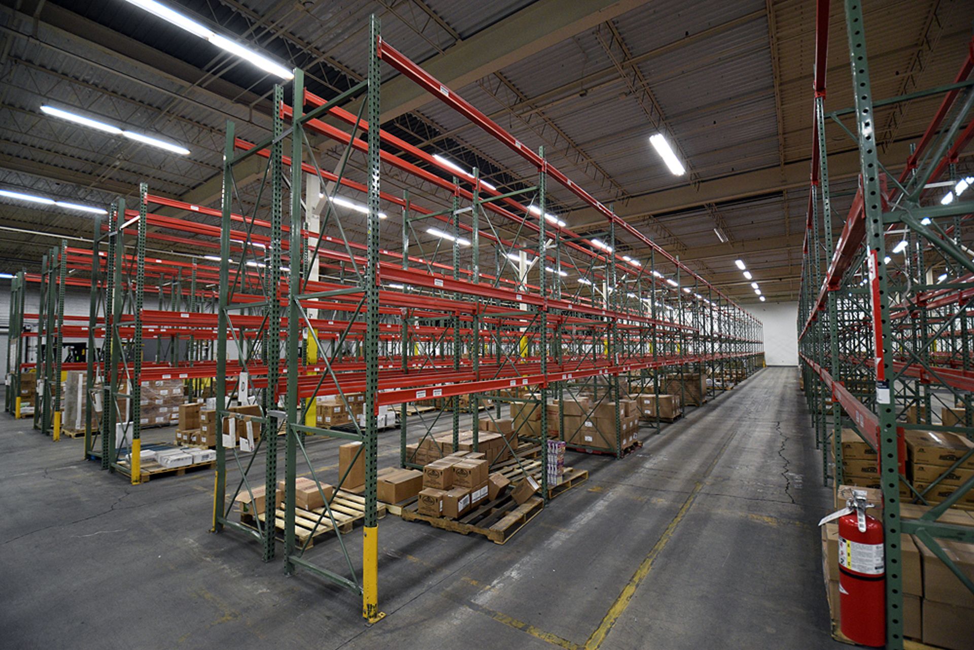 Group of 36 Sections of Teardrop Style Pallet Racking, 14' x 42" - Image 2 of 3