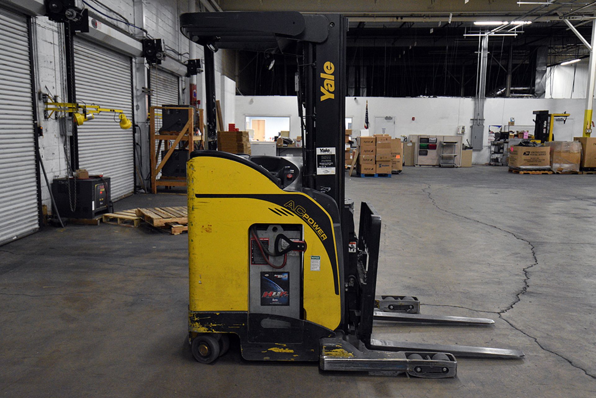 Yale 3,500 lbs. Capacity, Upright Reach Forklift w/ 203" Lift Height - Image 2 of 11