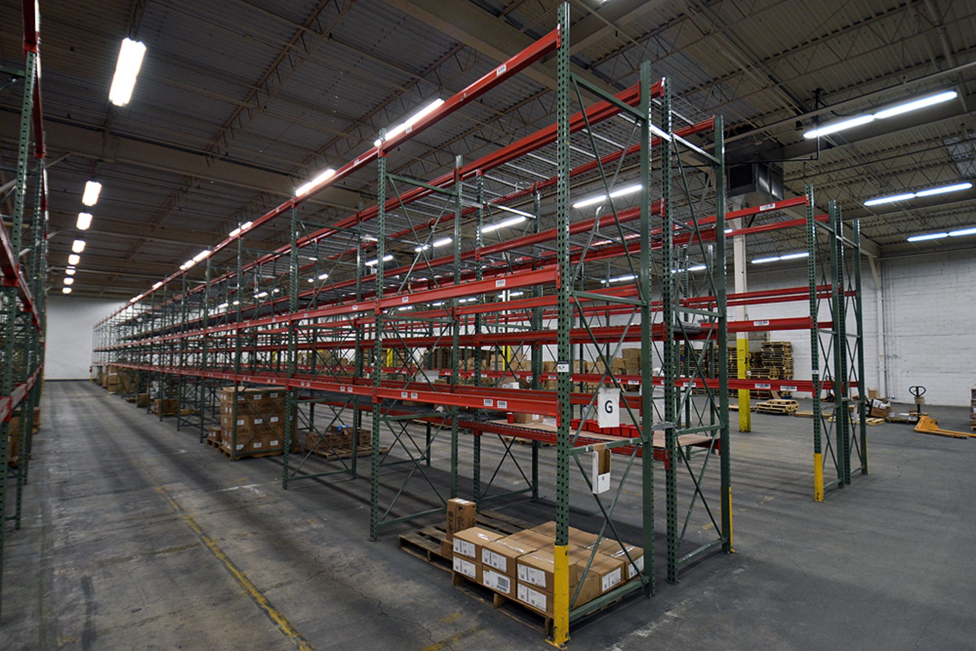 Group of 36 Sections of Teardrop Style Pallet Racking, 14' x 42" - Image 4 of 4