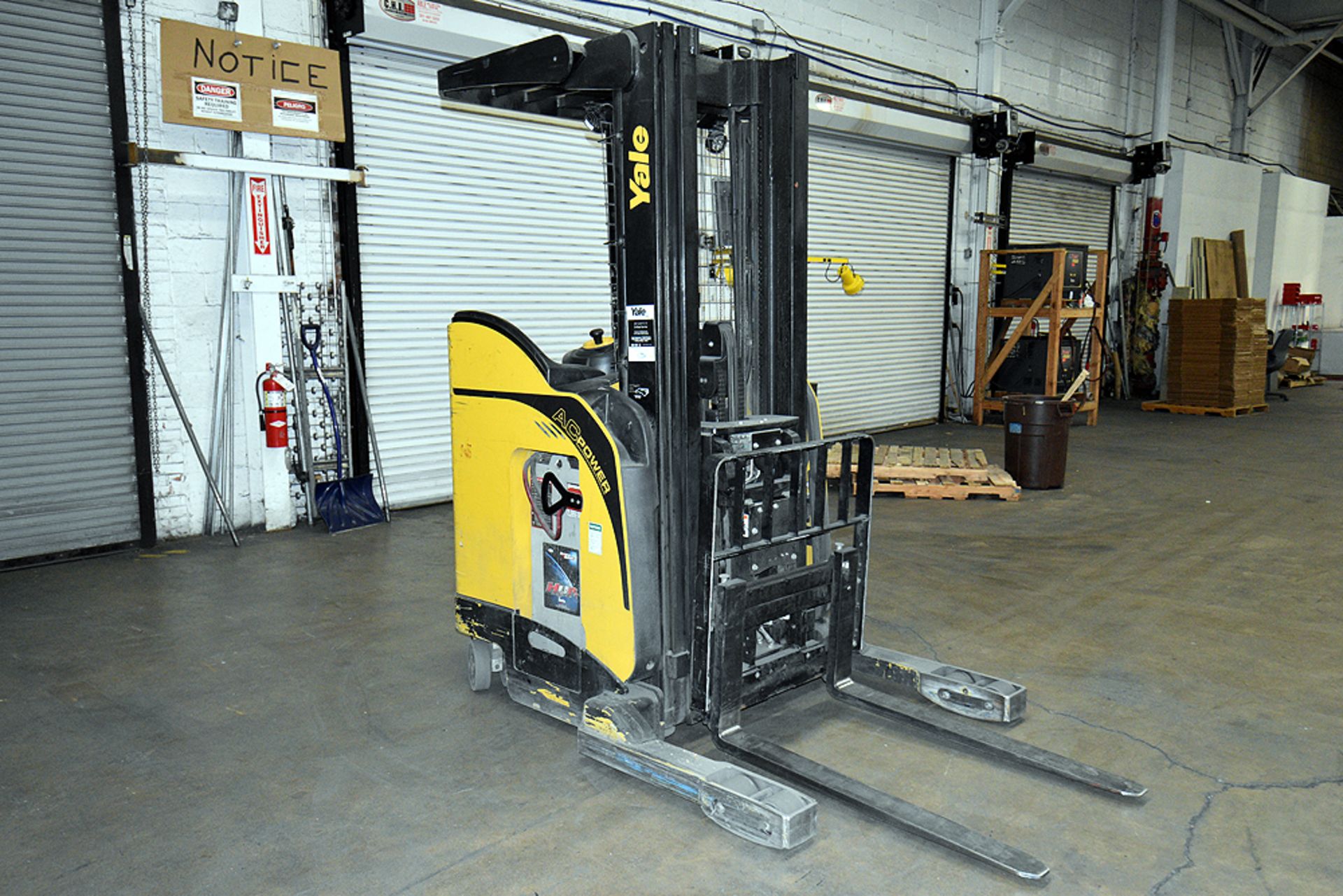 Yale 3,500 lbs. Capacity, Upright Reach Forklift w/ 203" Lift Height