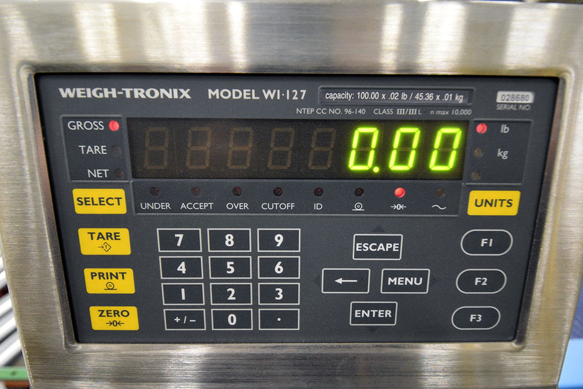 Avery Weigh-TronixCVC6024M Inline Conveyor Scale - Image 7 of 8
