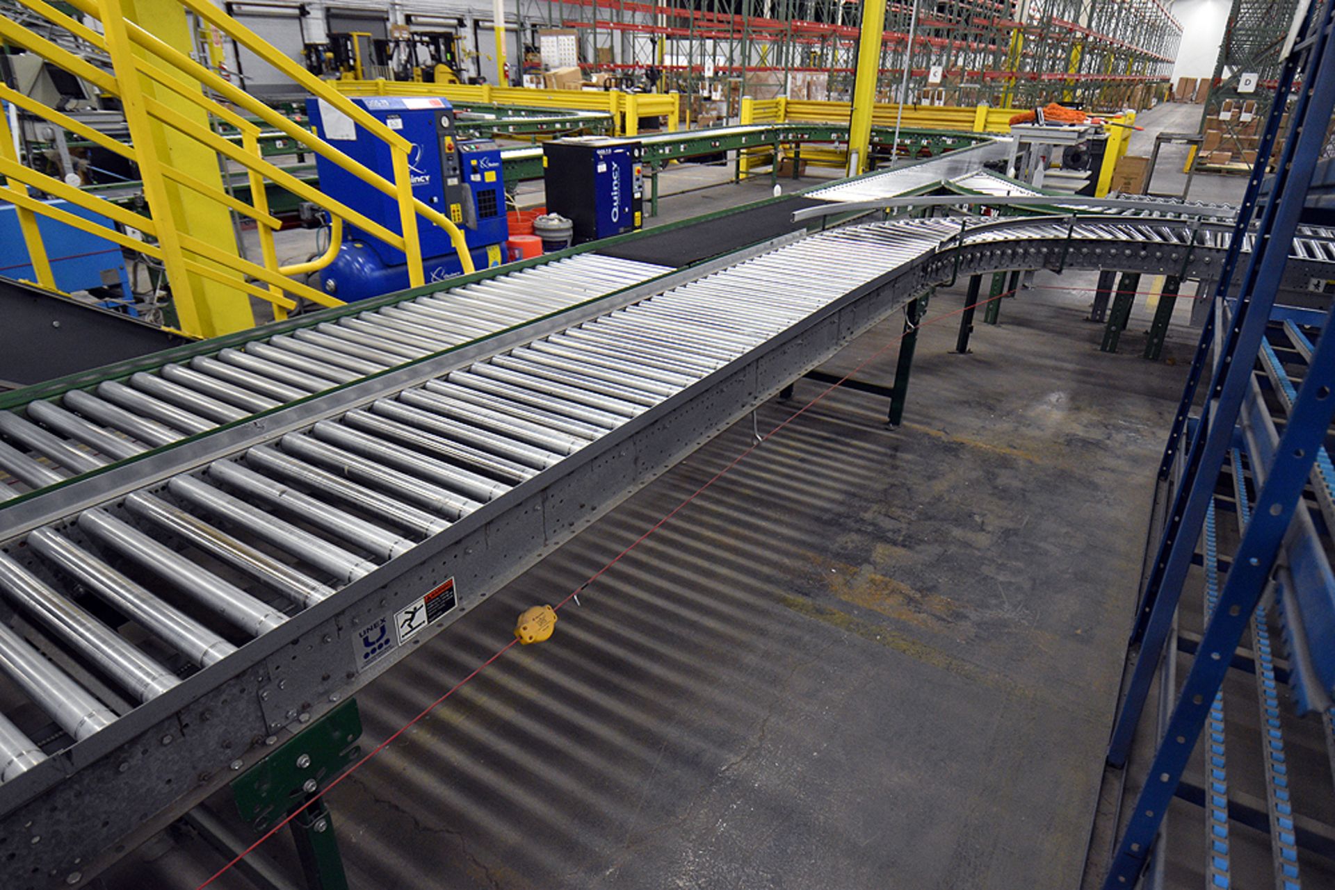 Unex Roller Conveyor System - Image 9 of 14