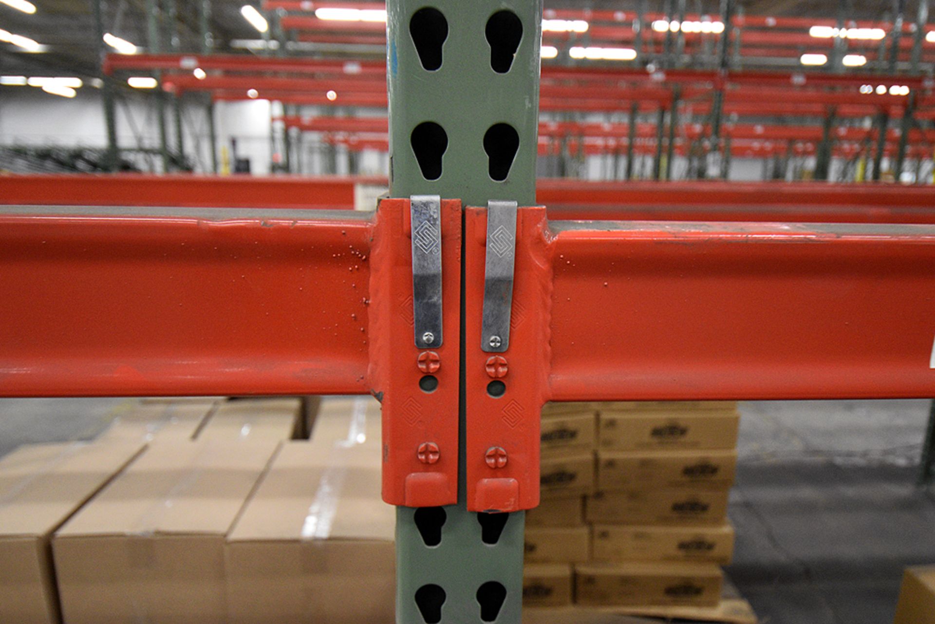 Group of 36 Sections of Teardrop Style Pallet Racking, 14' x 42" - Image 3 of 3